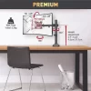 13" - 32" Flat / Curved Monitor Desk Mount, Full Motion - Vertical Adjustment, Extension, Swivel & Tilt